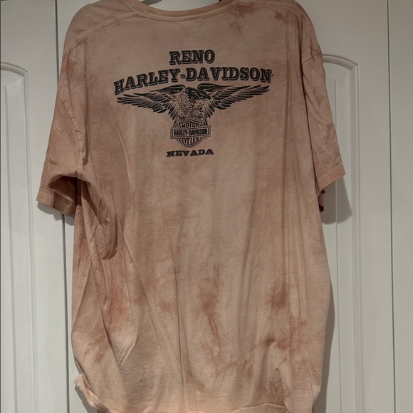 Harley-Davidson Tan tie dye Graphic‎ Tee Xl - Picture 4 of 7
